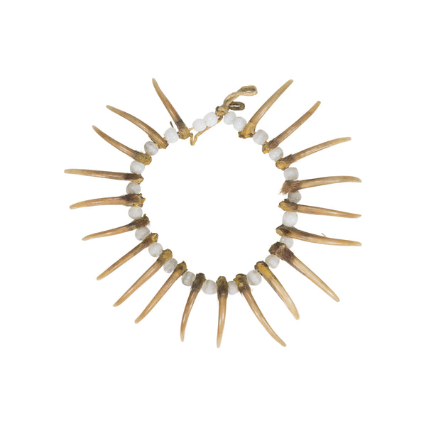 Sioux Warrior's Badger Claw Choker, Native, Garment, Choker