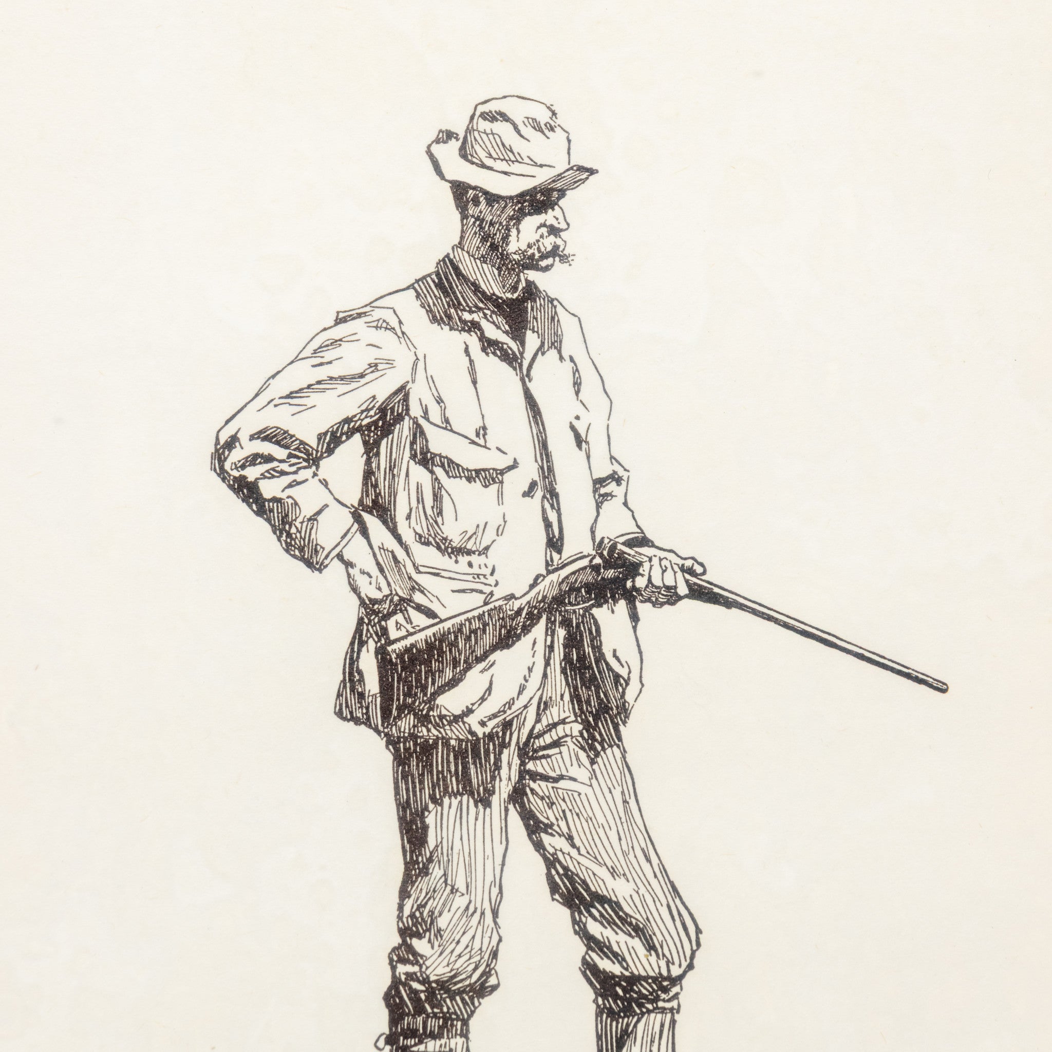 Shotgunner Sporting Print by A.B. Frost