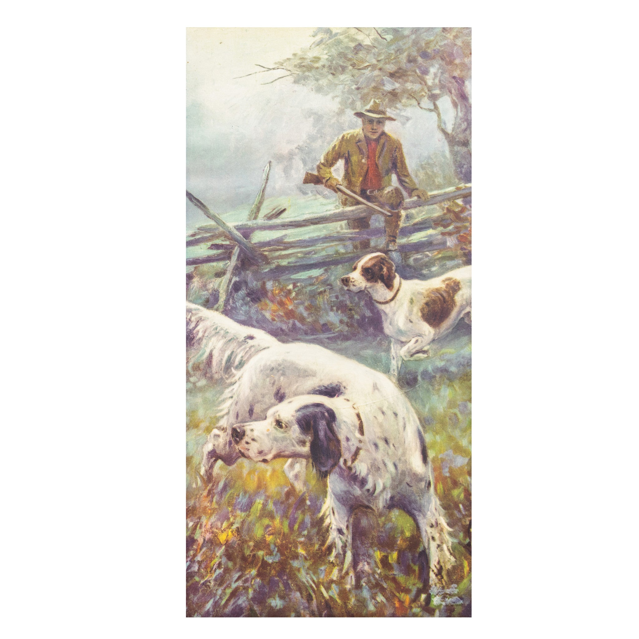 "The Test of Their Training" Magazine Cover by Frank Stick, Sporting Goods, Advertising, Calendar