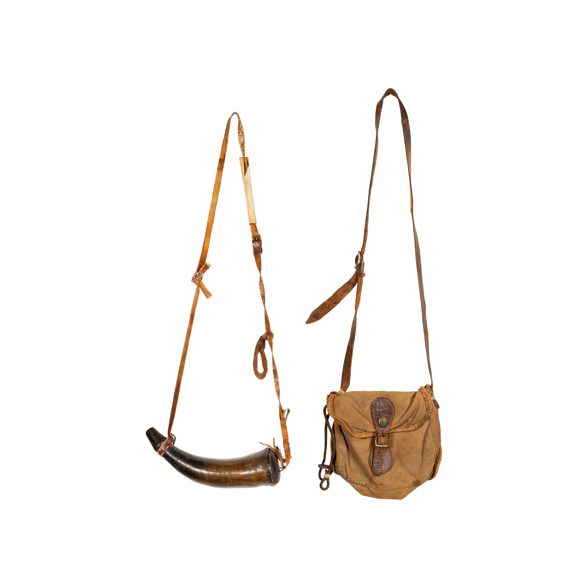 Indian War Possible Bag, Firearms, Other, Powder Horn