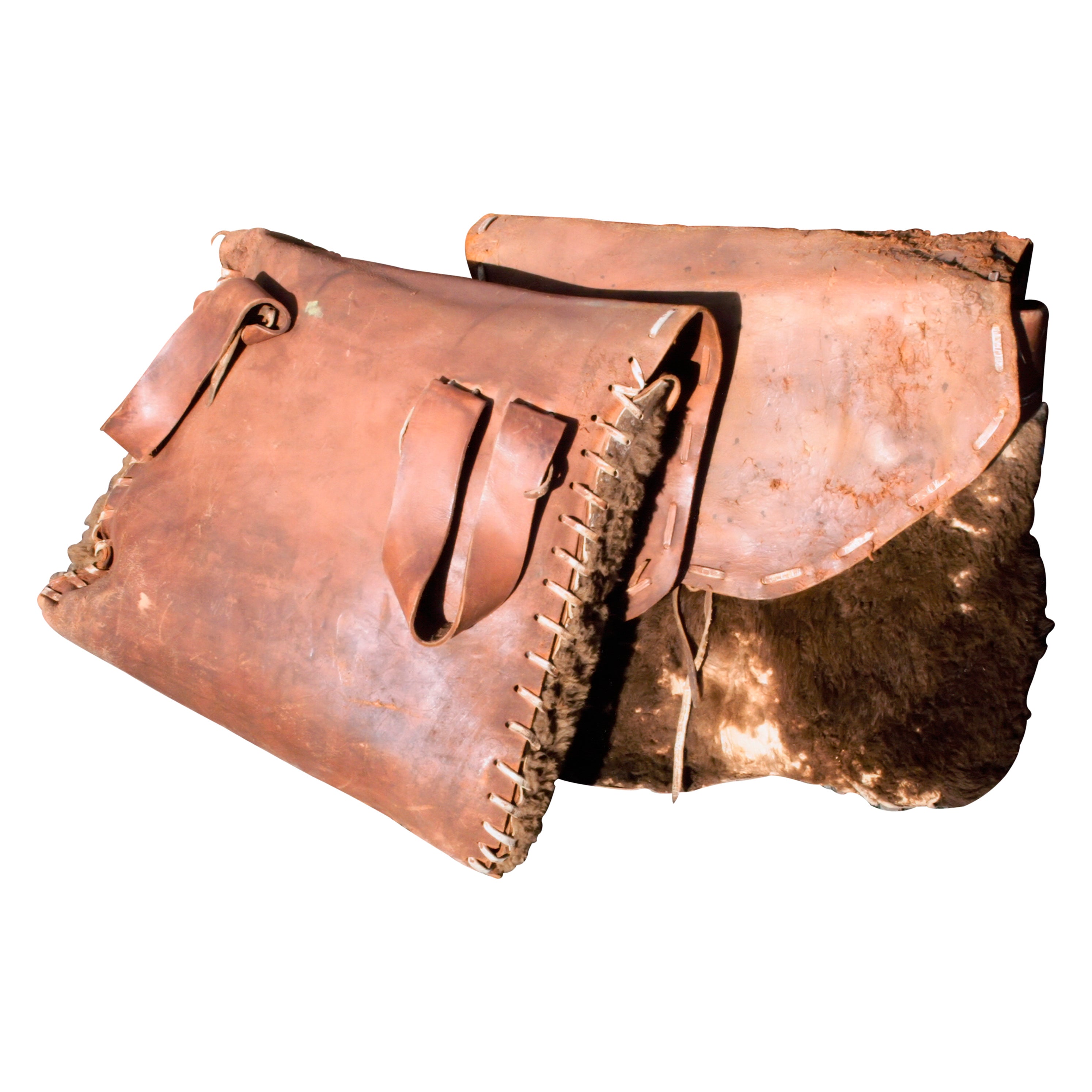 Buffalo Hide Panniers, Western, Garment, Other