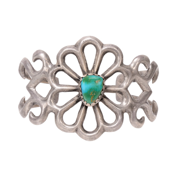 Native Sand Cast Single Nugget Bracelet, Jewelry, Bracelet, Native