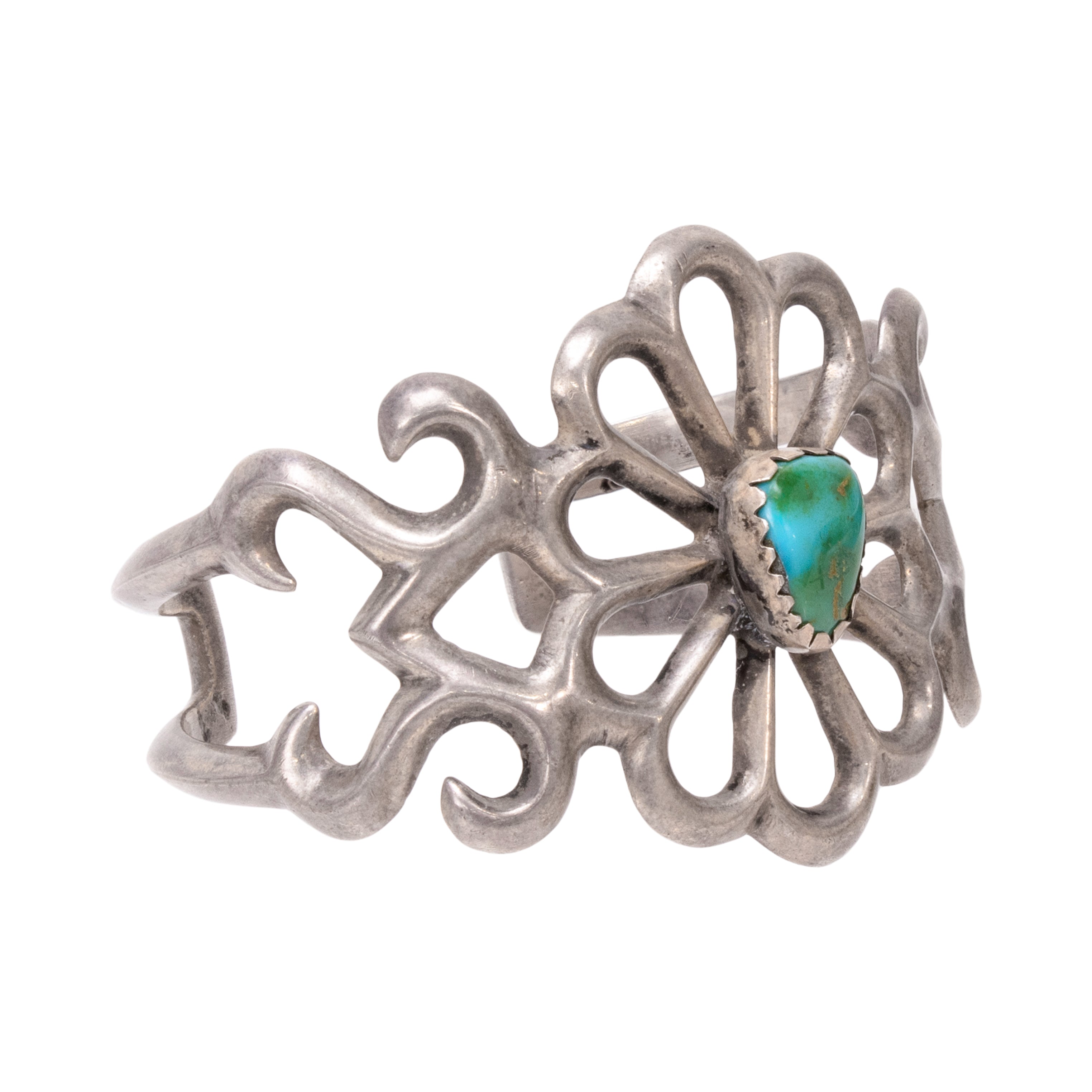 Native Sand Cast Single Nugget Bracelet