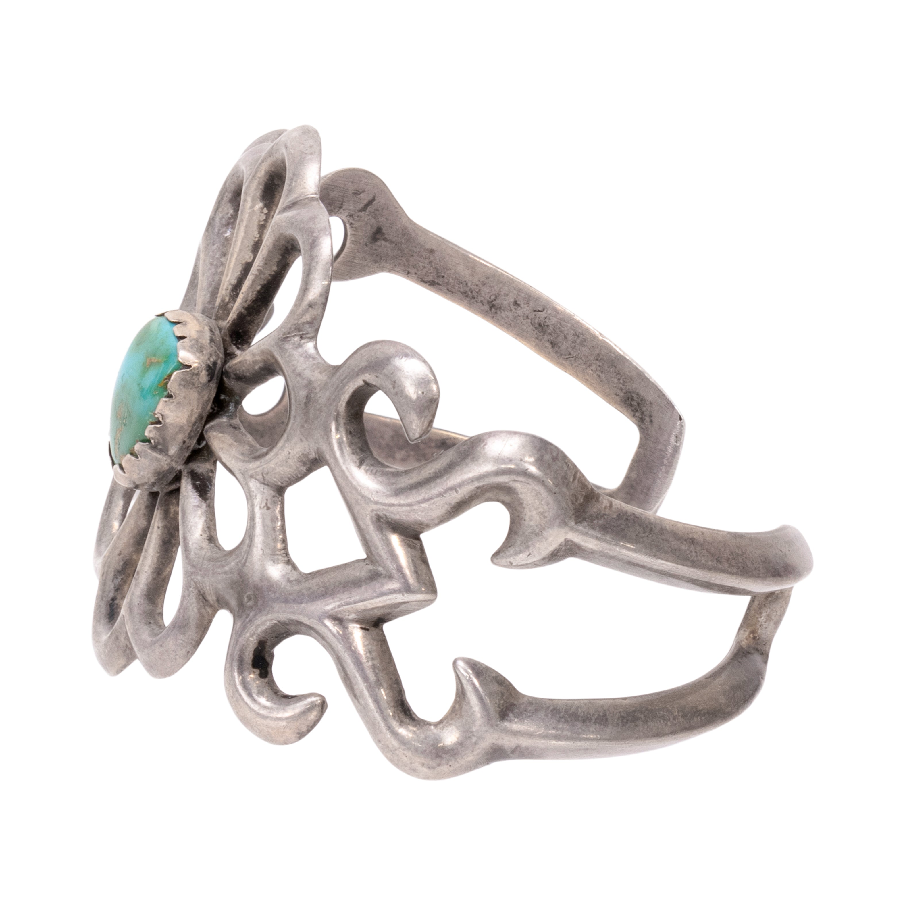 Native Sand Cast Single Nugget Bracelet