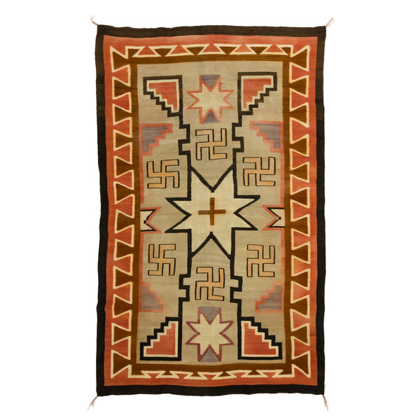 Navajo Crystal Weaving, Native, Weaving, Floor Rug