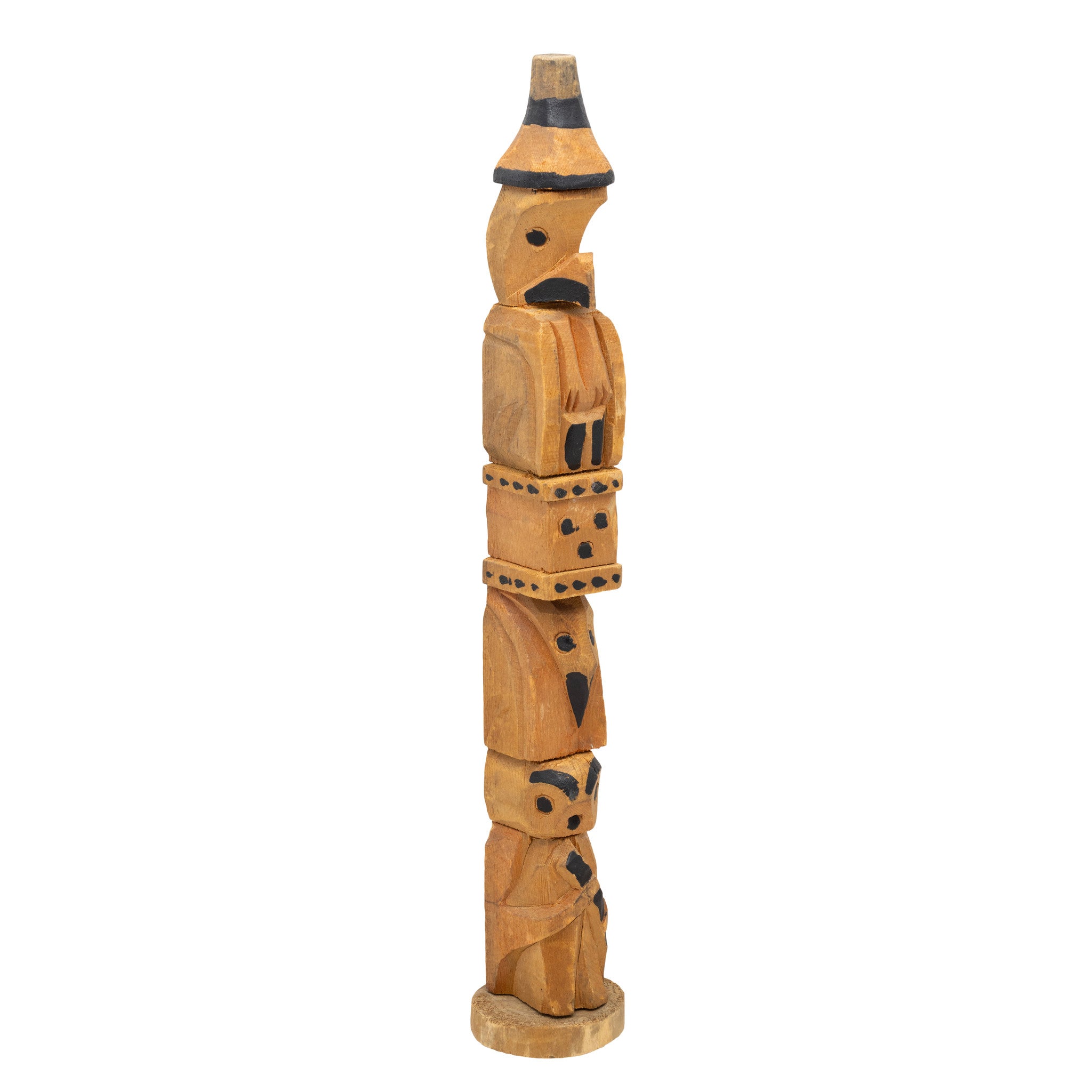 Coast Salish Model of Chief Shakes Totem