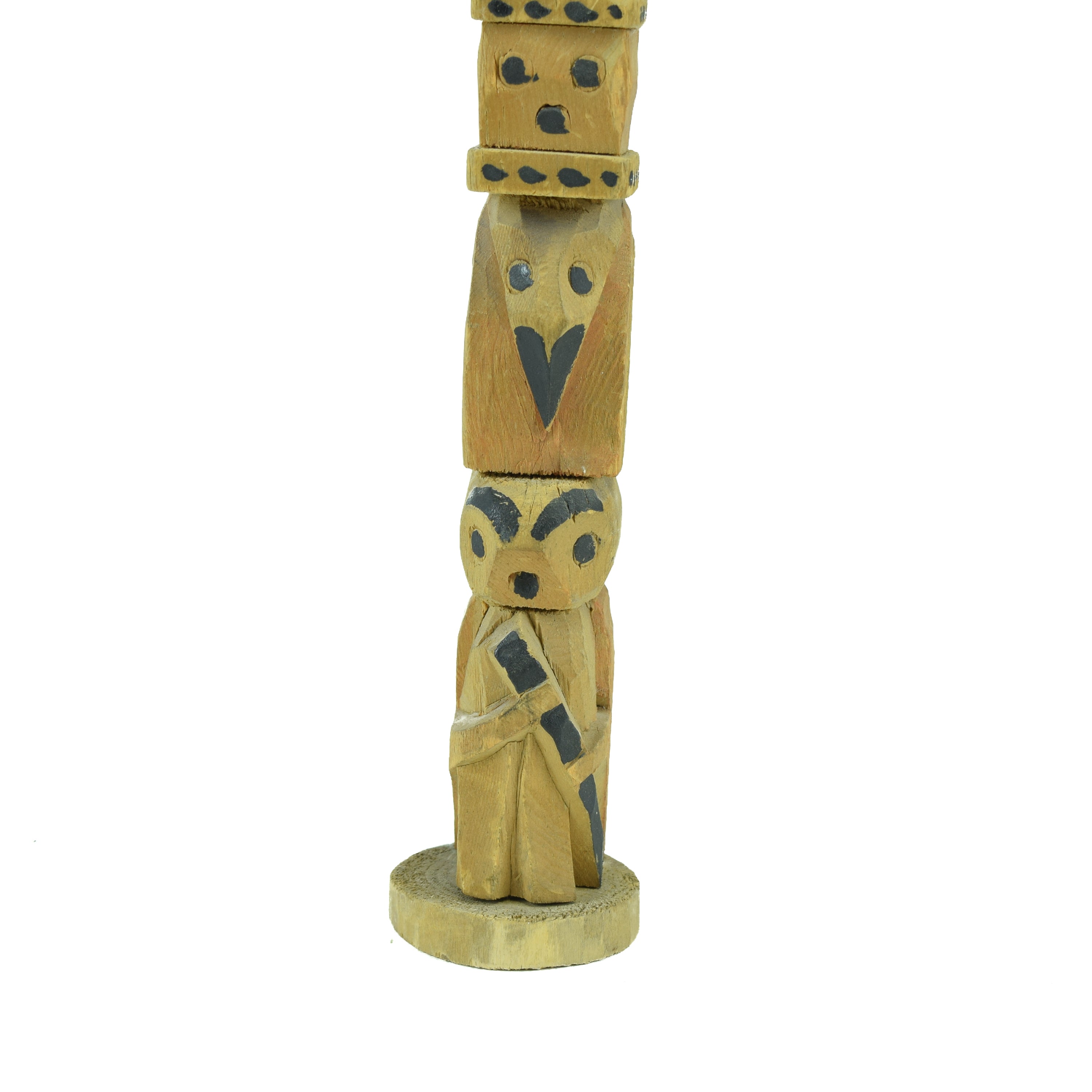 Coast Salish Model of Chief Shakes Totem