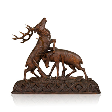 Black Forest Fighting Stags, Furnishings, Black Forest, Figure