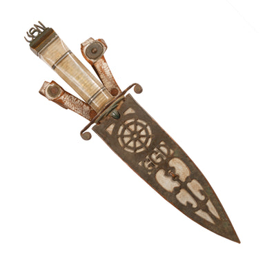 U.S.N. Trench Art Dagger, Furnishings, Decor, Trench Art