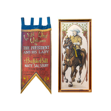 Buffalo Bill Movie Banners, Fine Art, Painting, Western