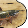 Carved Brook Trout by Paul Mailman