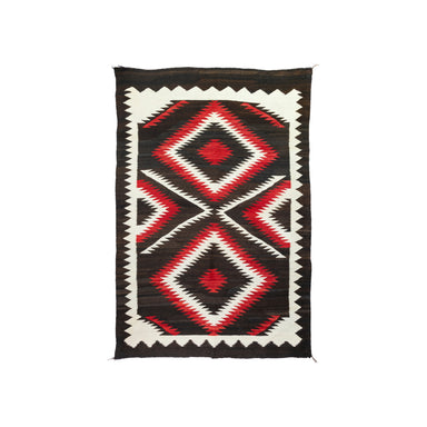 Navajo Negative dazzler, Native, Weaving, Floor Rug