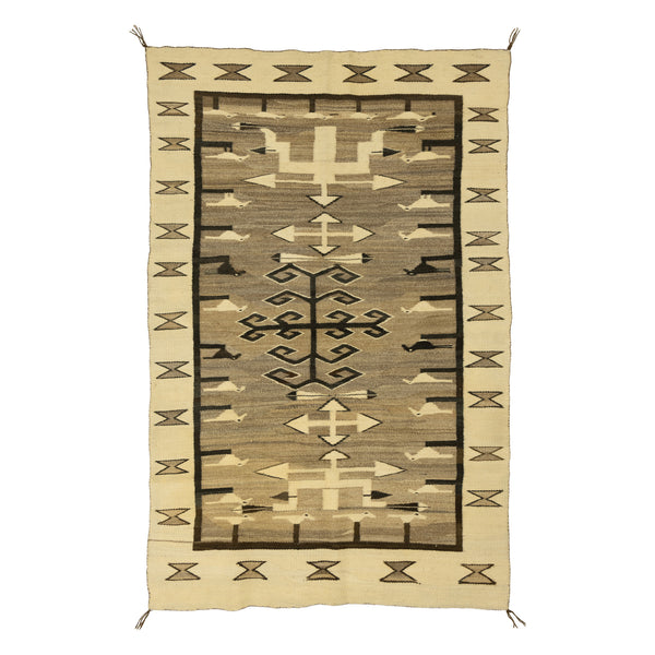 Natural Navajo Pictorial, Native, Weaving, Wall Hanging