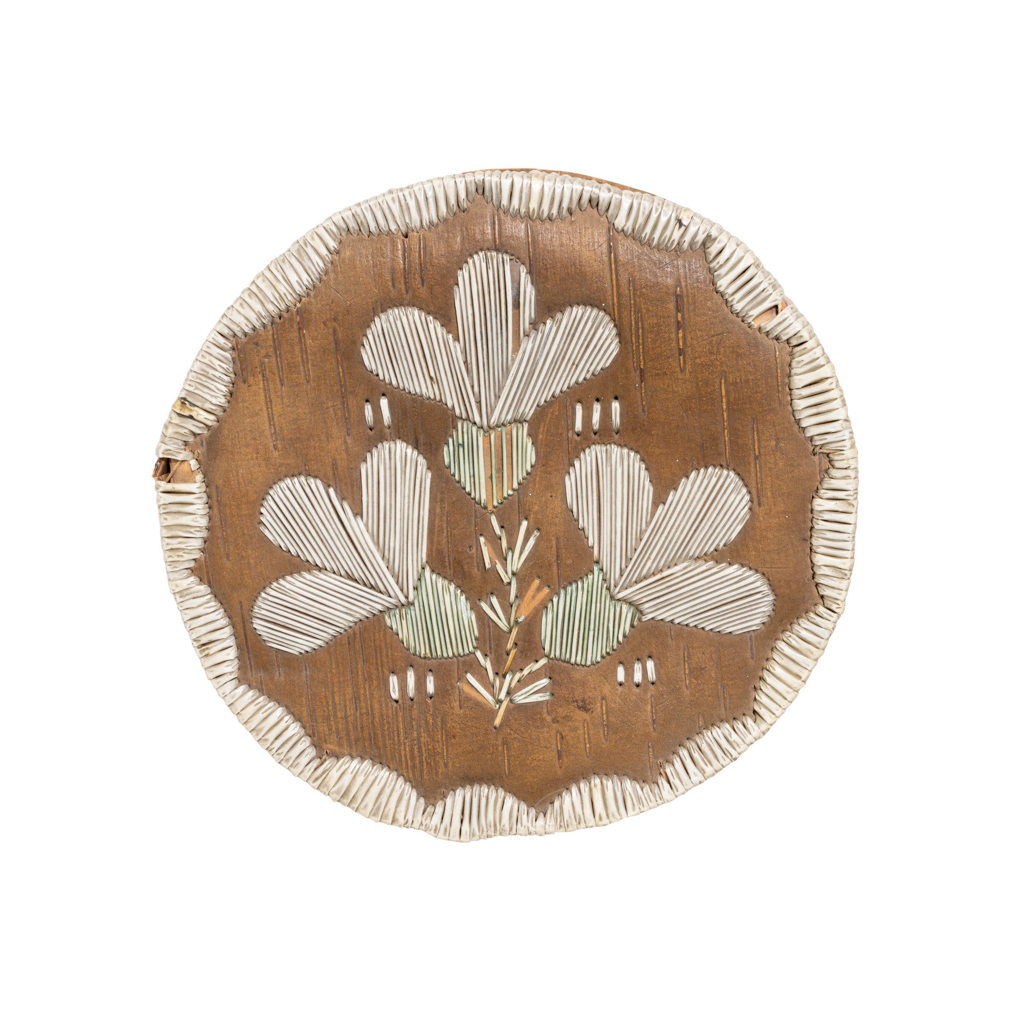 Quilled Birch Bark Basket
