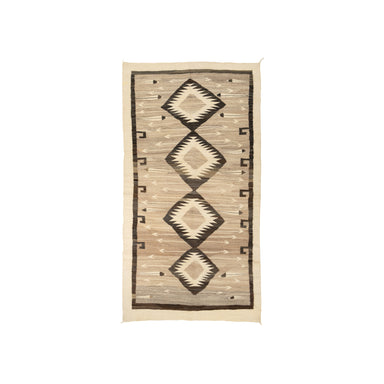 Navajo Natural with Arrows, Native, Weaving, Wall Hanging