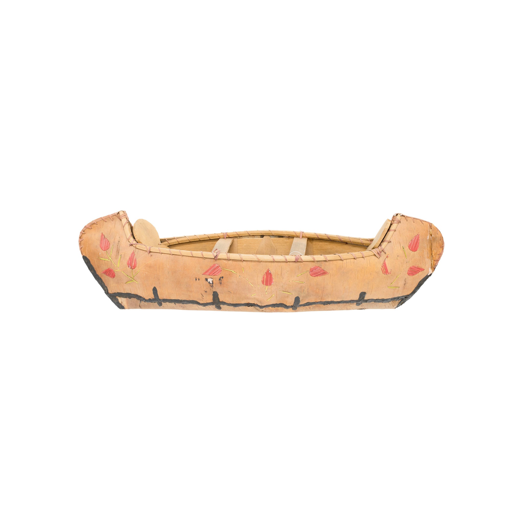 Chippewa Birch Bark Model Canoe