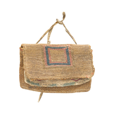 Corn Husk Wallet, Native, Basketry, Corn Husk
