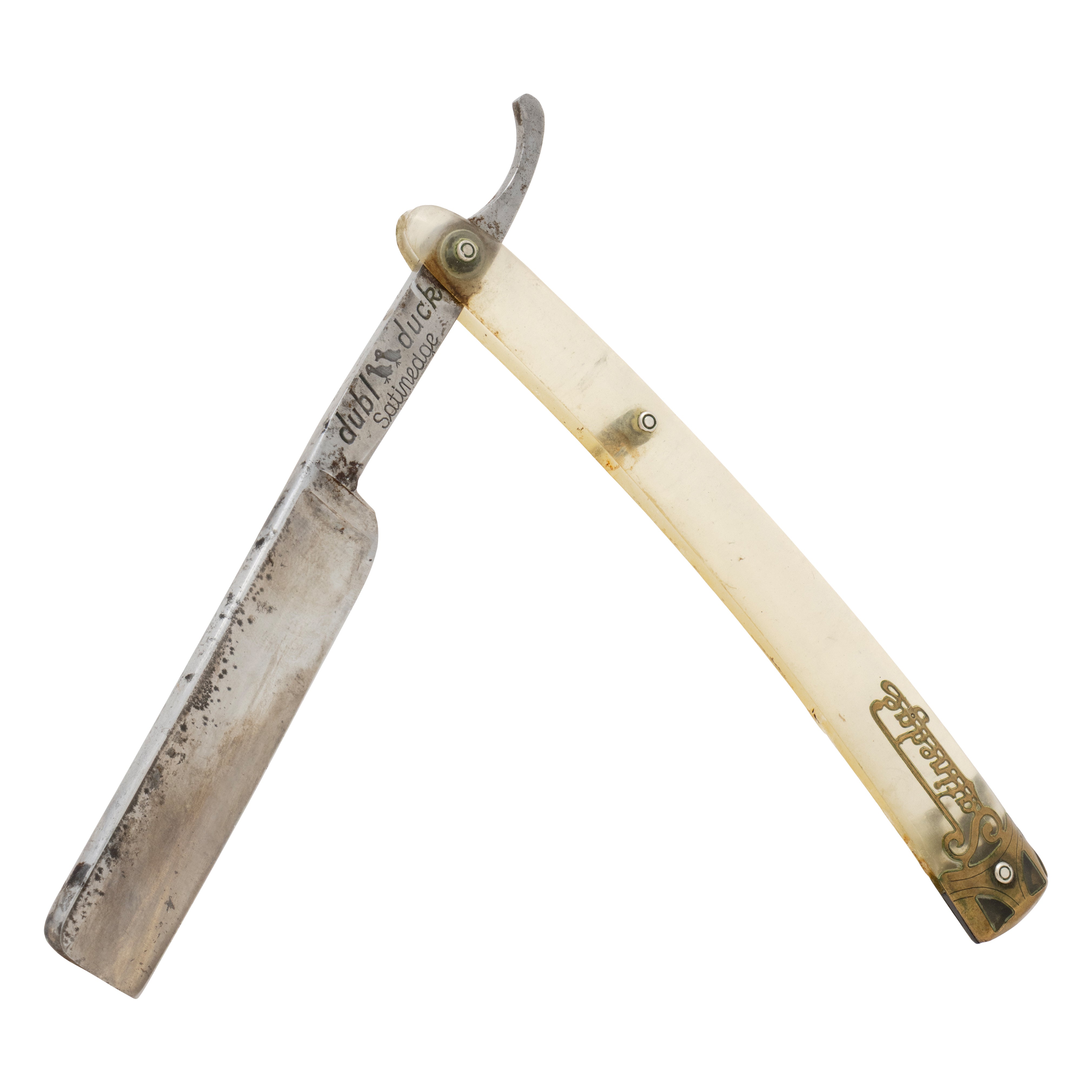 Double Duck Straight Razor, Western, Blade, Other