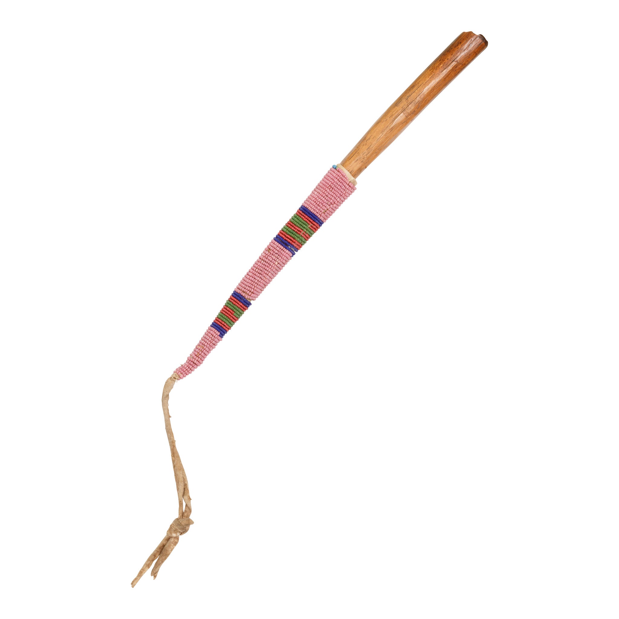 Assiniboine Awl and Beaded Case, Native, Accessory, Awl Case