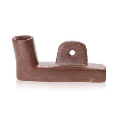 Nisqually Elbow Pipe, Native, Pipe, Catlinite