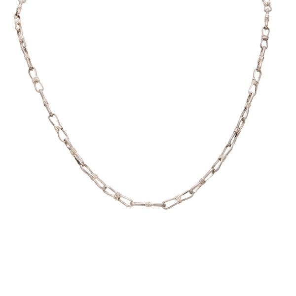 Navajo Handmade Sterling Chain, Jewelry, Necklace, Native