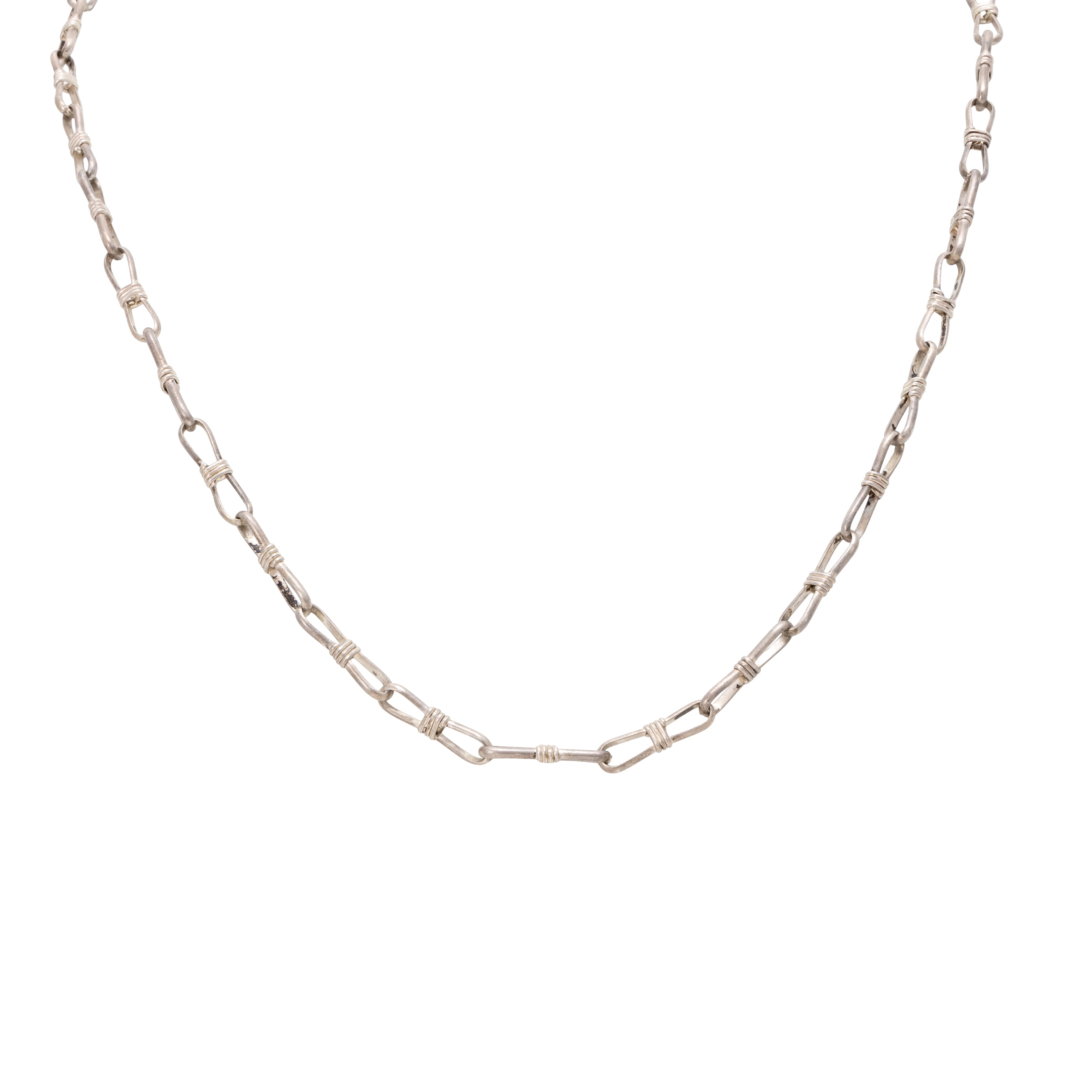 Navajo Handmade Sterling Chain, Jewelry, Necklace, Native