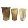 Vintage Horn Cups from Texas, Western, Drinking, Glass