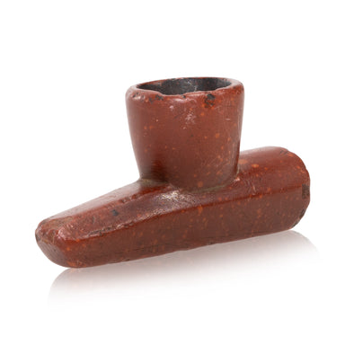 Sioux Catlinite T Pipe, Native, Pipe, Catlinite