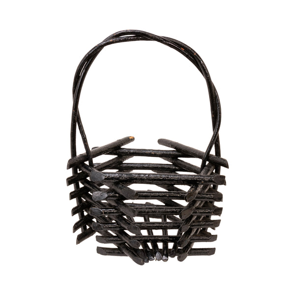 Folk Art Twigwork Planter, Furnishings, Decor, Other