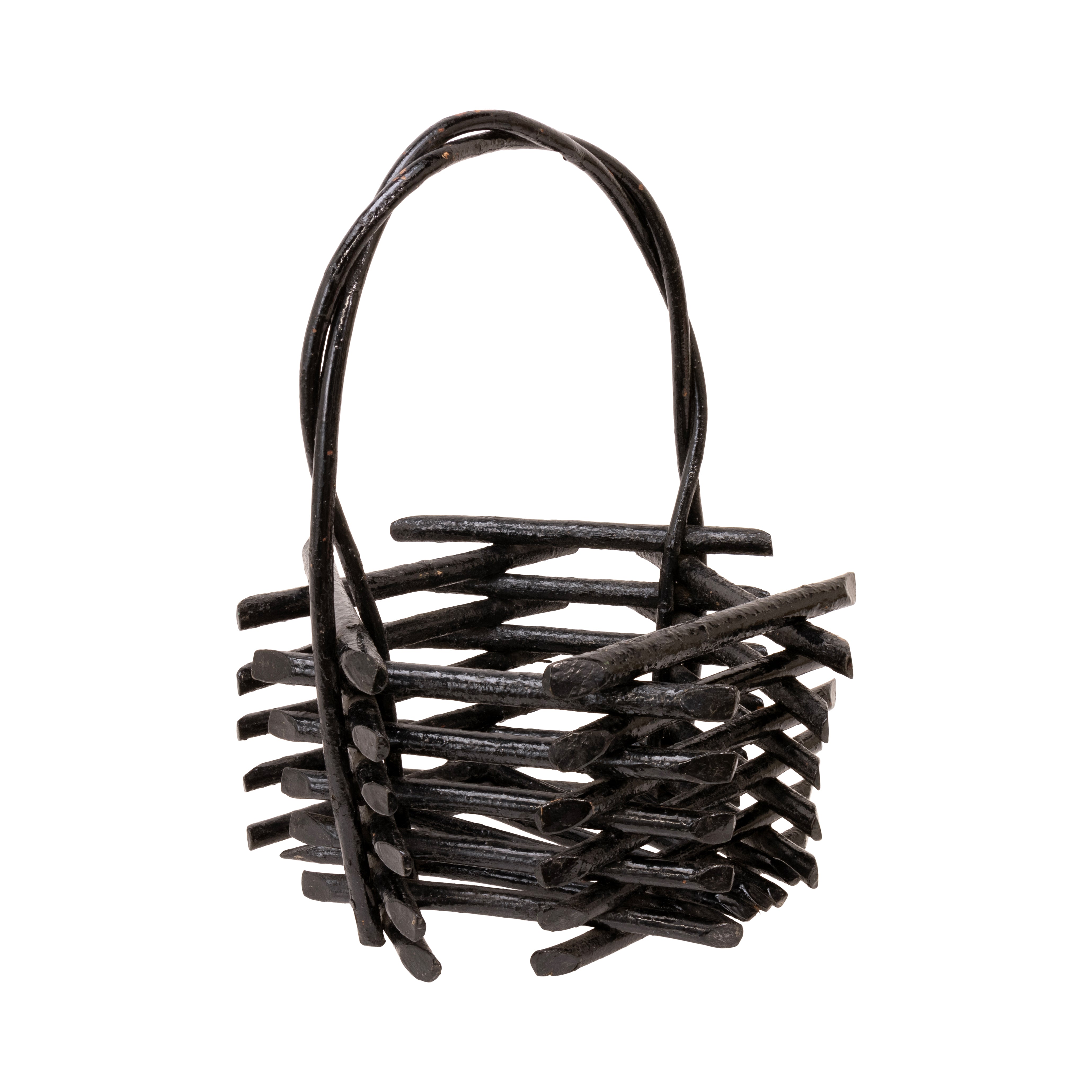 Folk Art Twigwork Planter