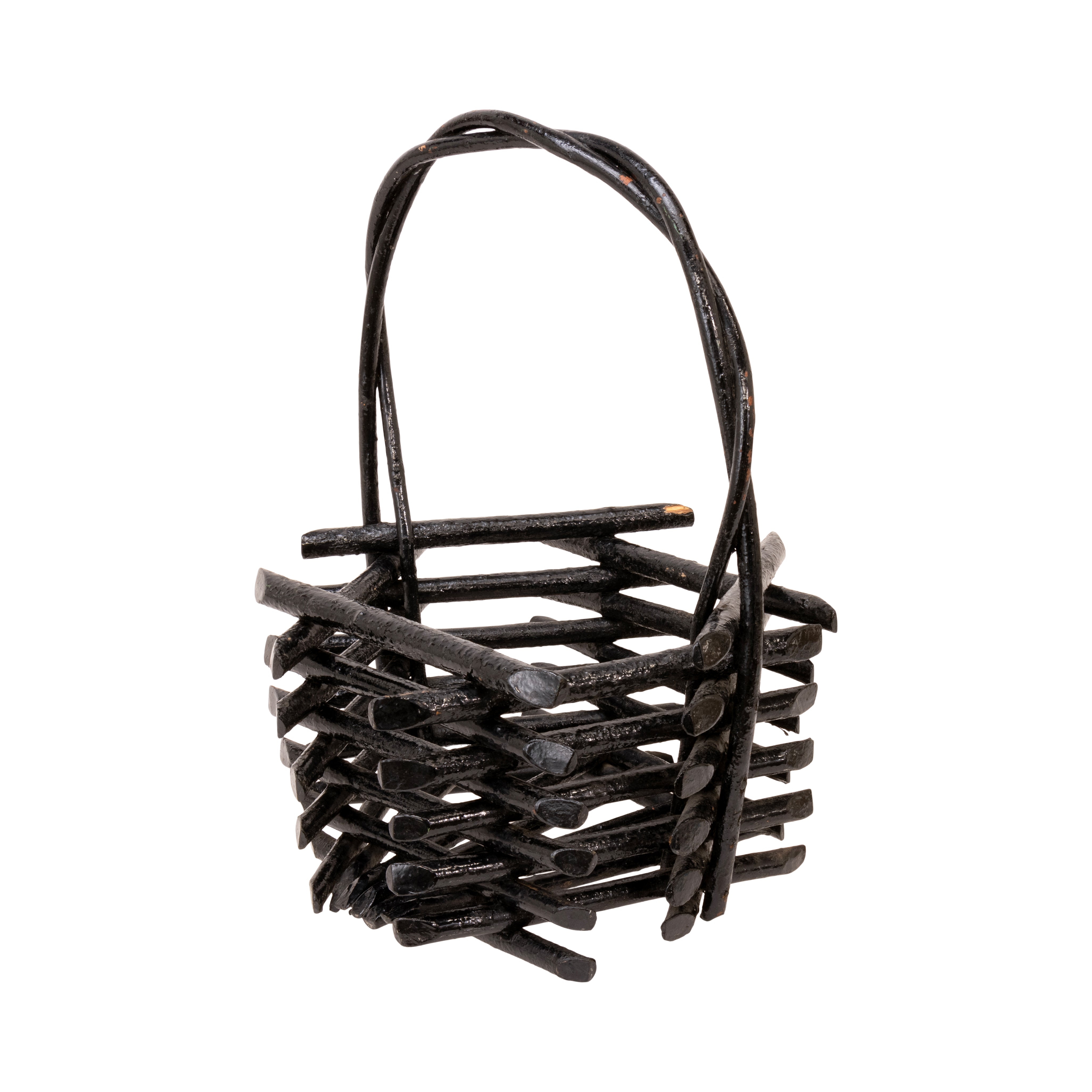 Folk Art Twigwork Planter