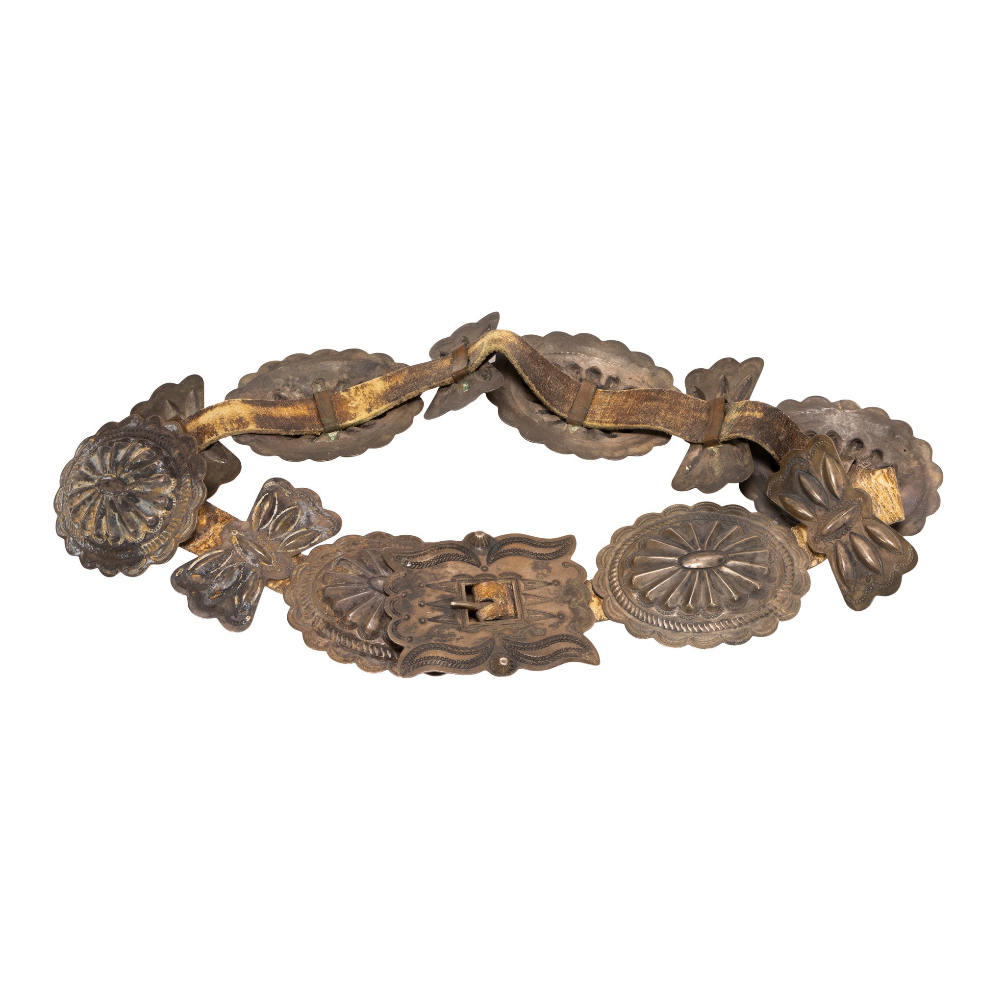 Navajo Turn of the Century Concho Belt, Jewelry, Belt, Native