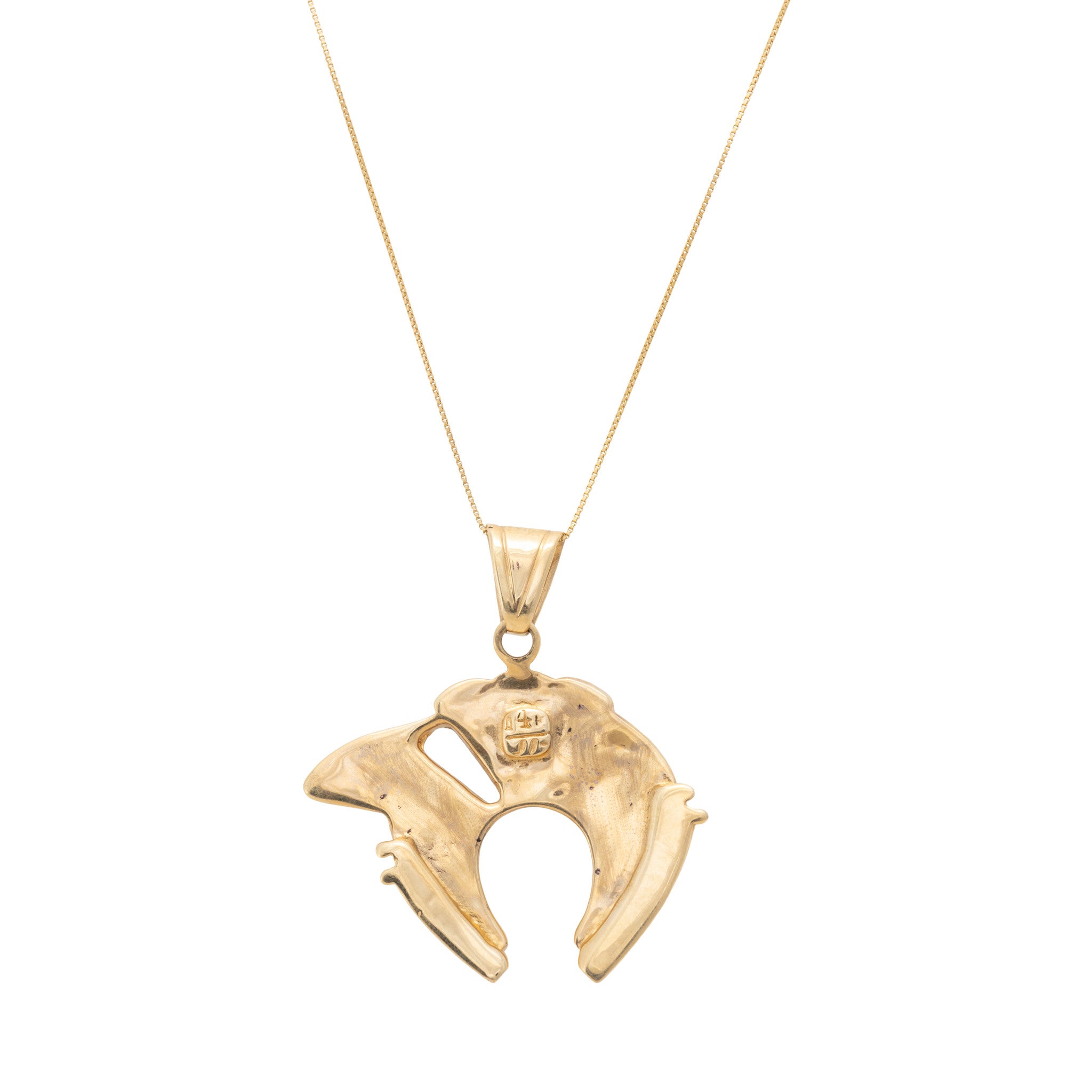 14k Gold Zuni Necklace