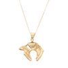 14k Gold Zuni Necklace