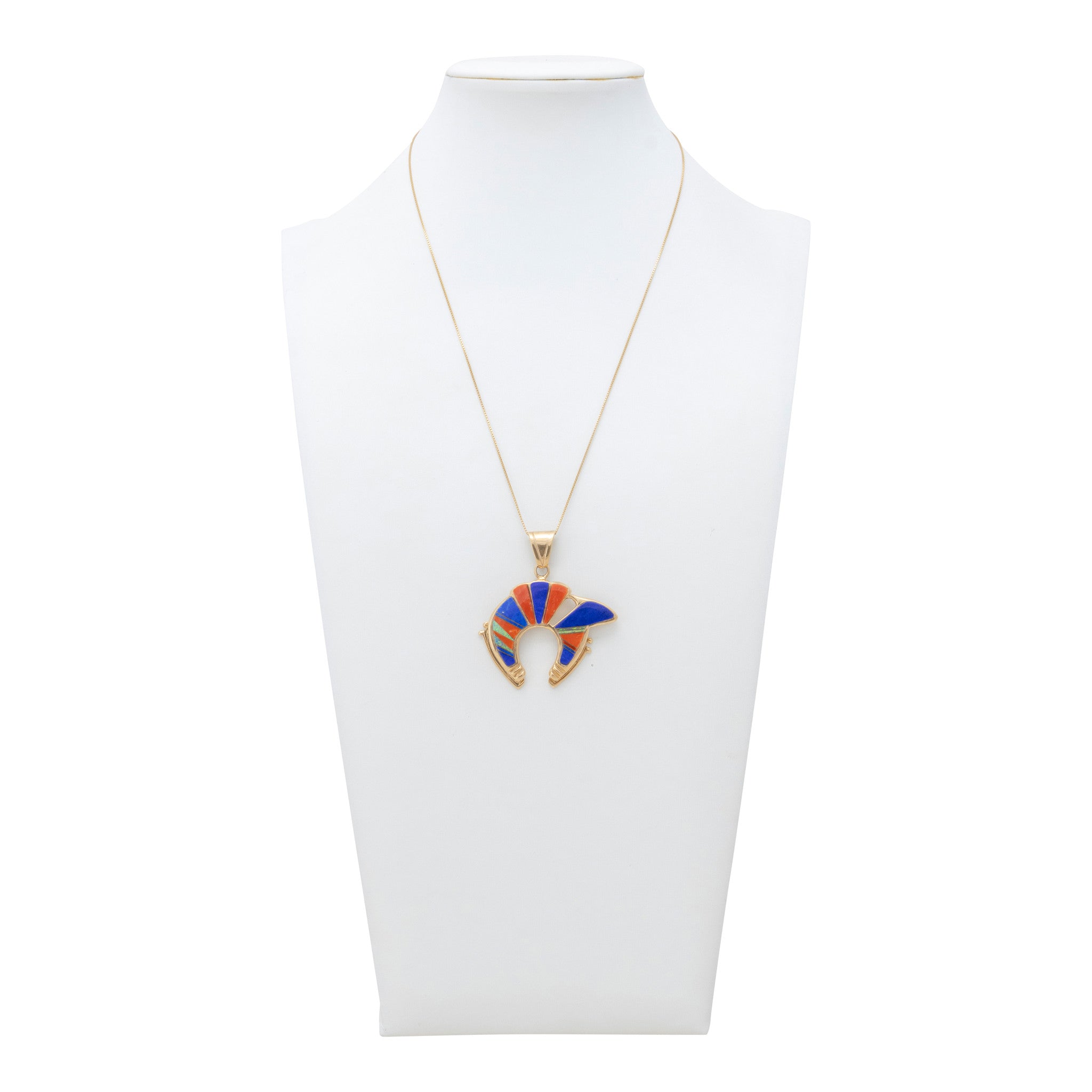 14k Gold Zuni Necklace