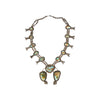 Native Cerillos Squash Blossom Necklace, Jewelry, Squash Blossom, Native