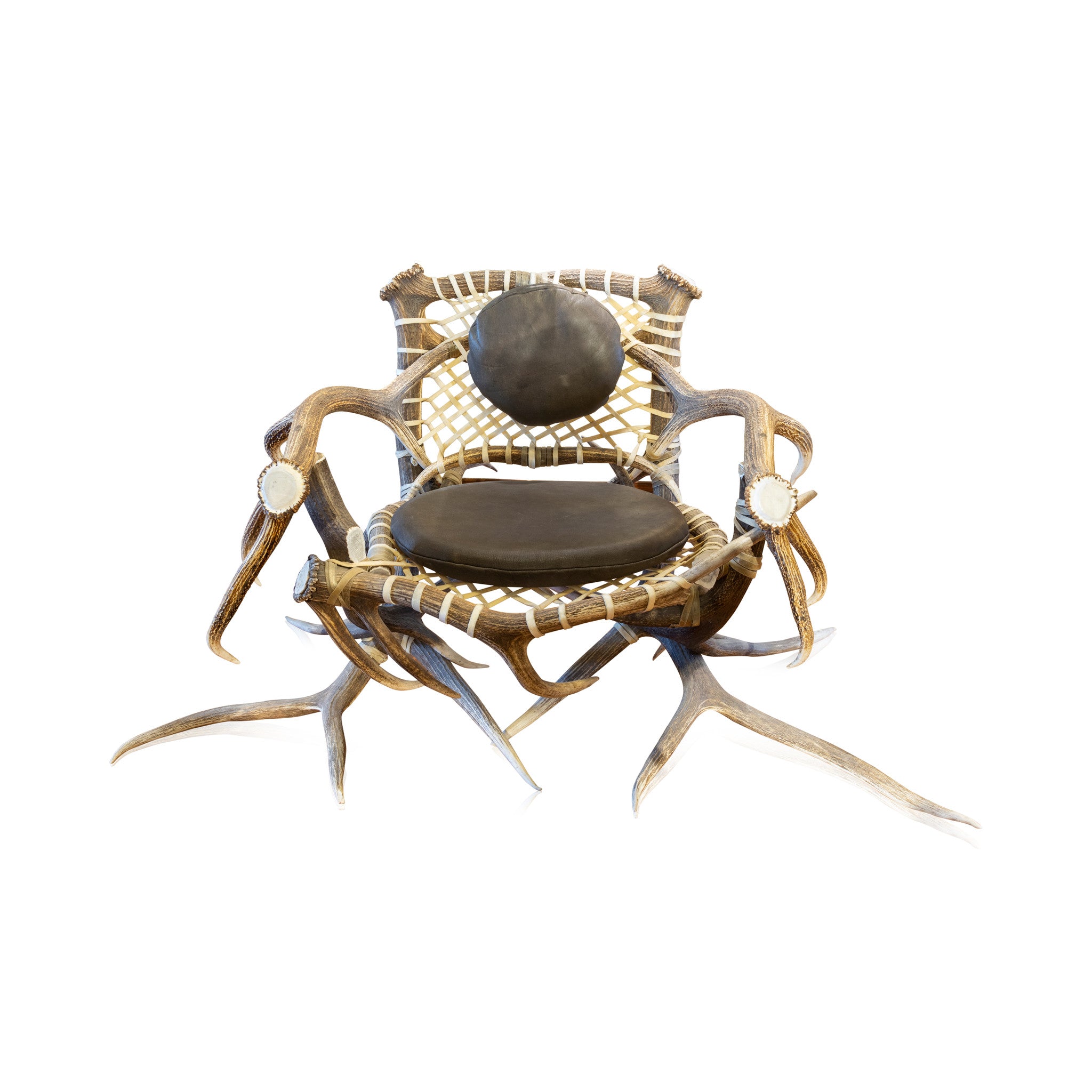 Elk Antler Chair, Furnishings, Furniture, Chair