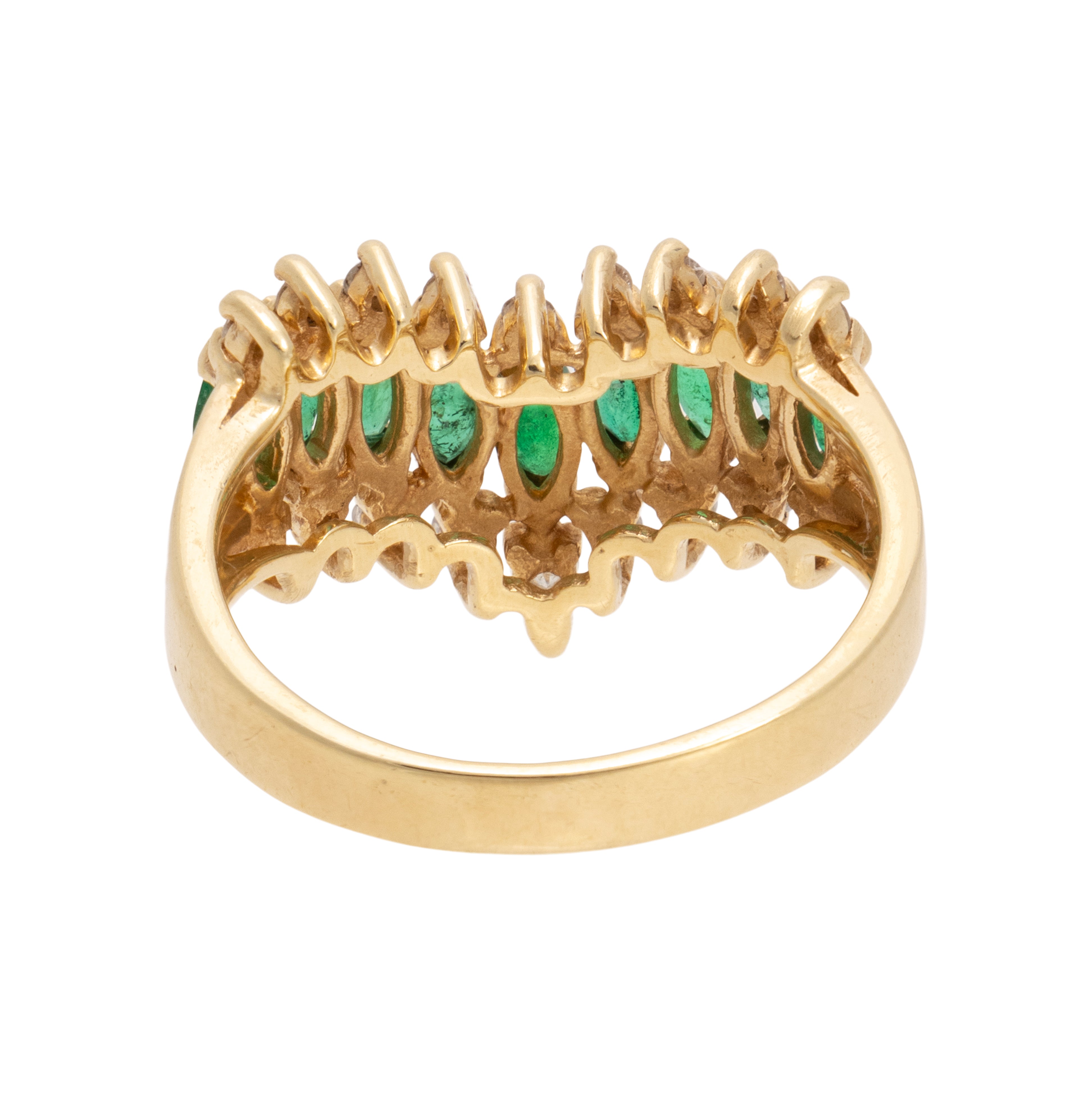 Emerald and Diamond Ring