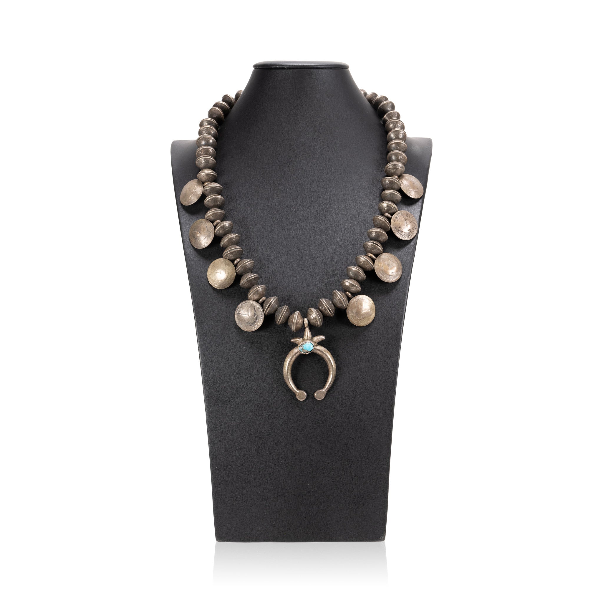 Native Coin Squash Blossom, Jewelry, Squash Blossom, Native