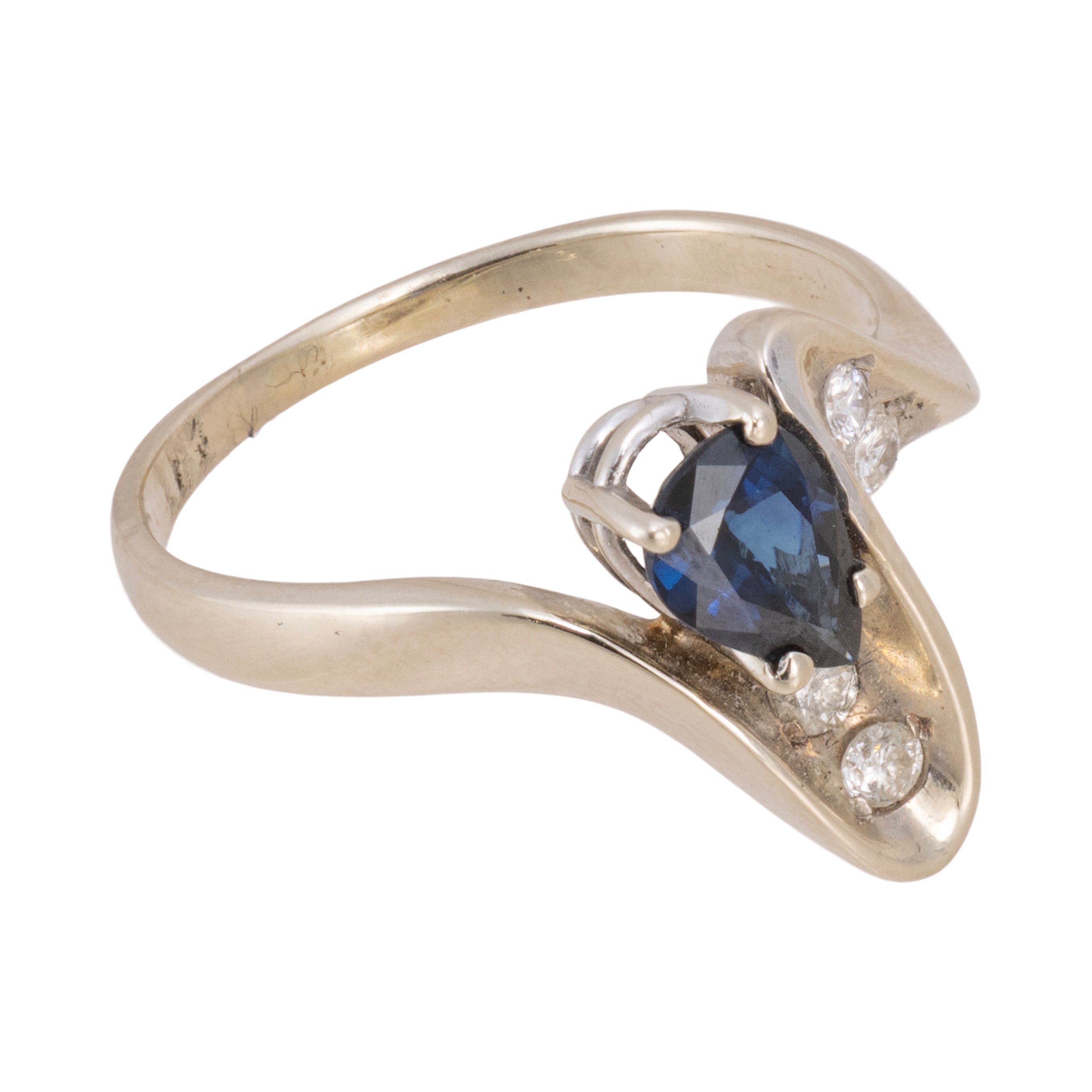 14k Gold and Sapphire Ring, Jewelry, Ring, Estate