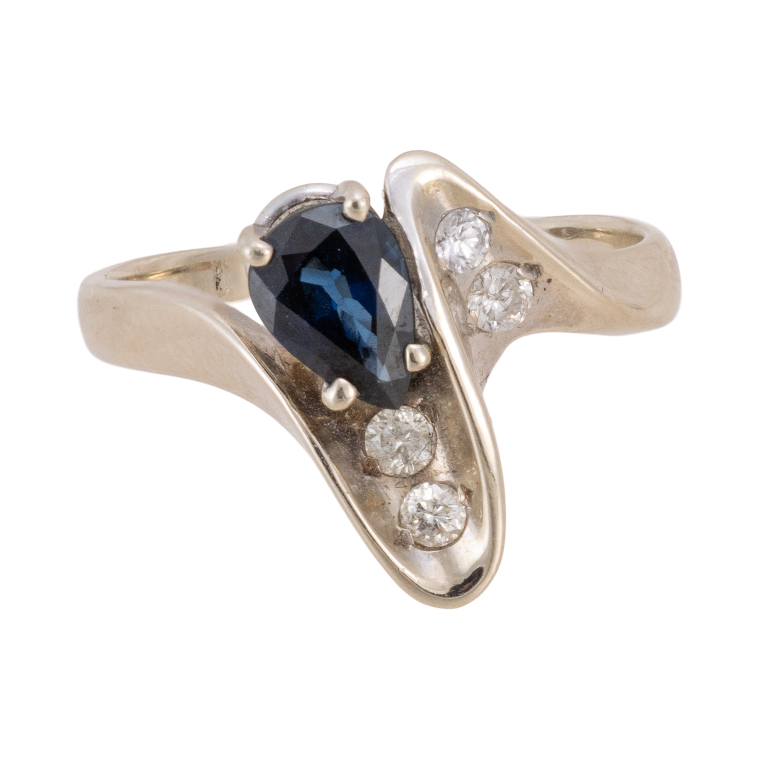 14k Gold and Sapphire Ring