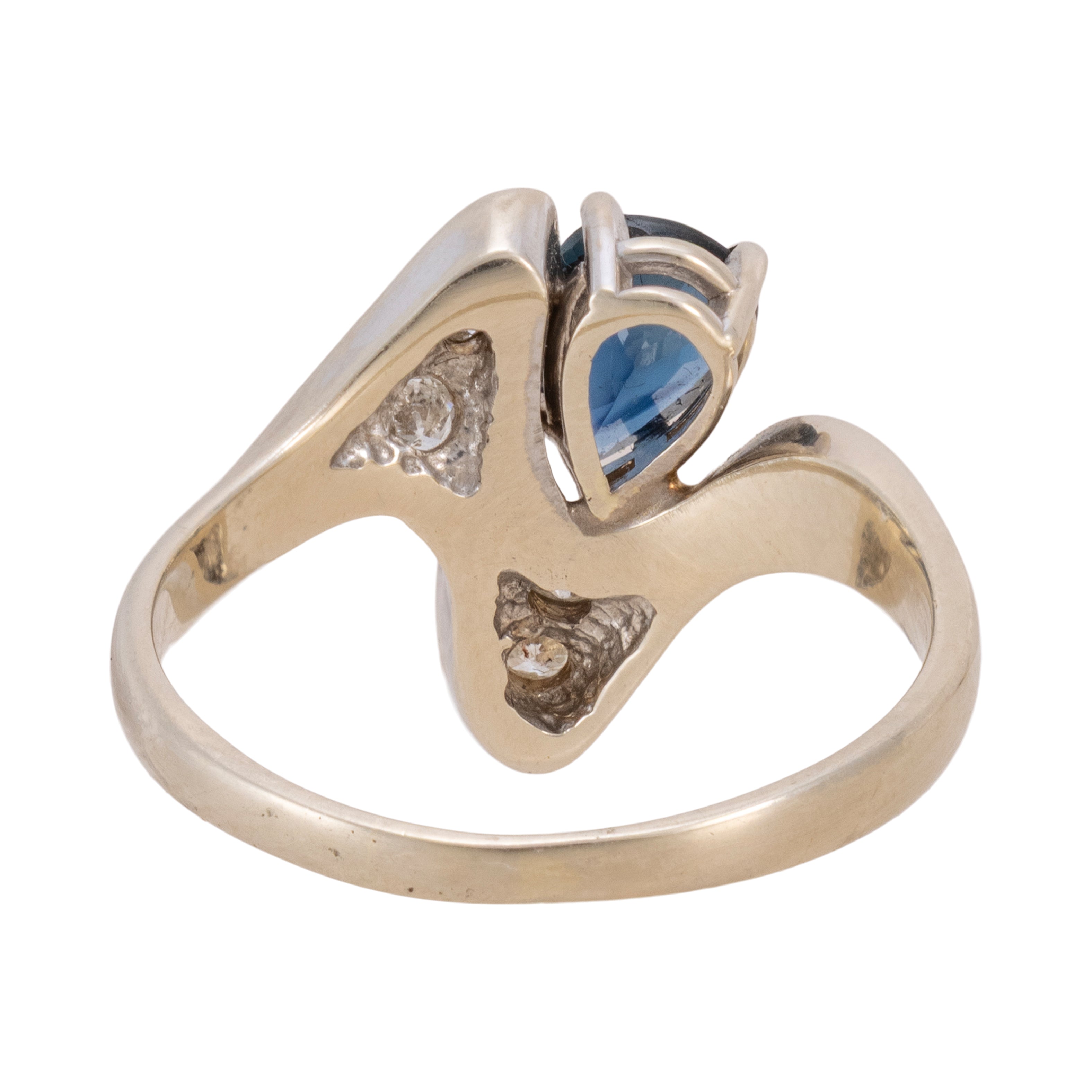 14k Gold and Sapphire Ring