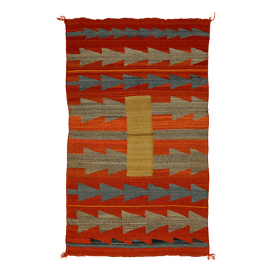Navajo Double Saddle Blanket, Native, Weaving, Double Saddle Blanket
