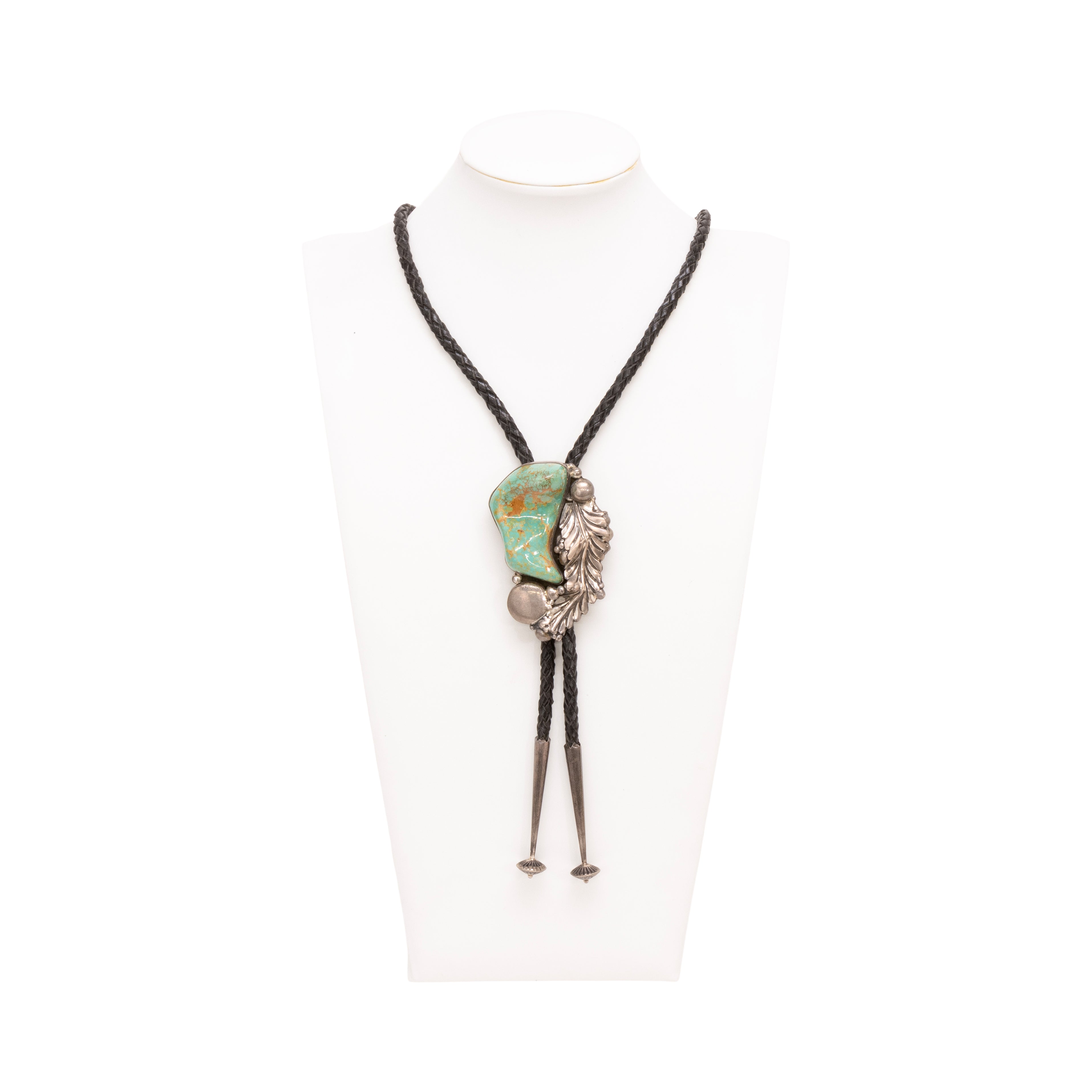Navajo Green Turquoise Bolo