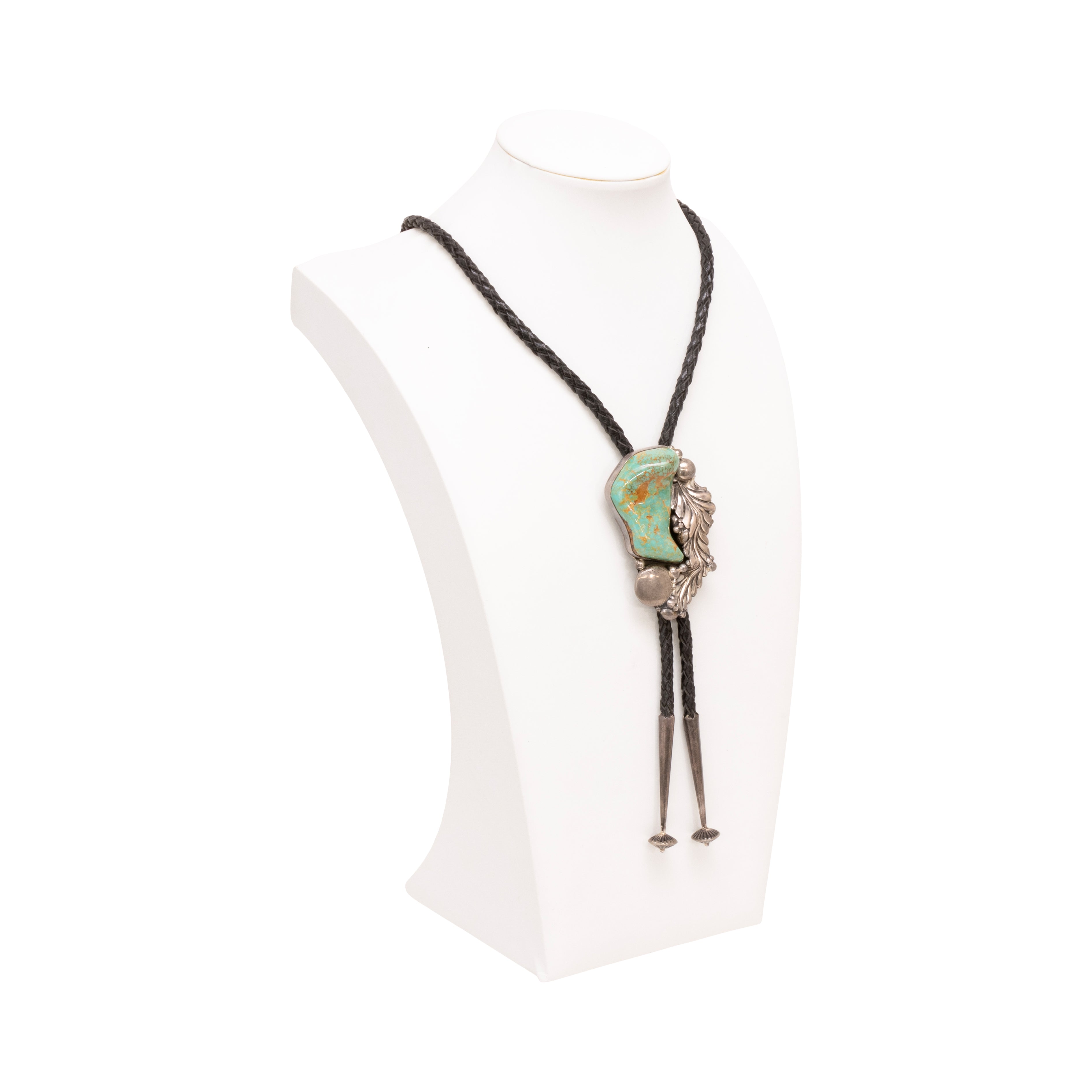 Navajo Green Turquoise Bolo