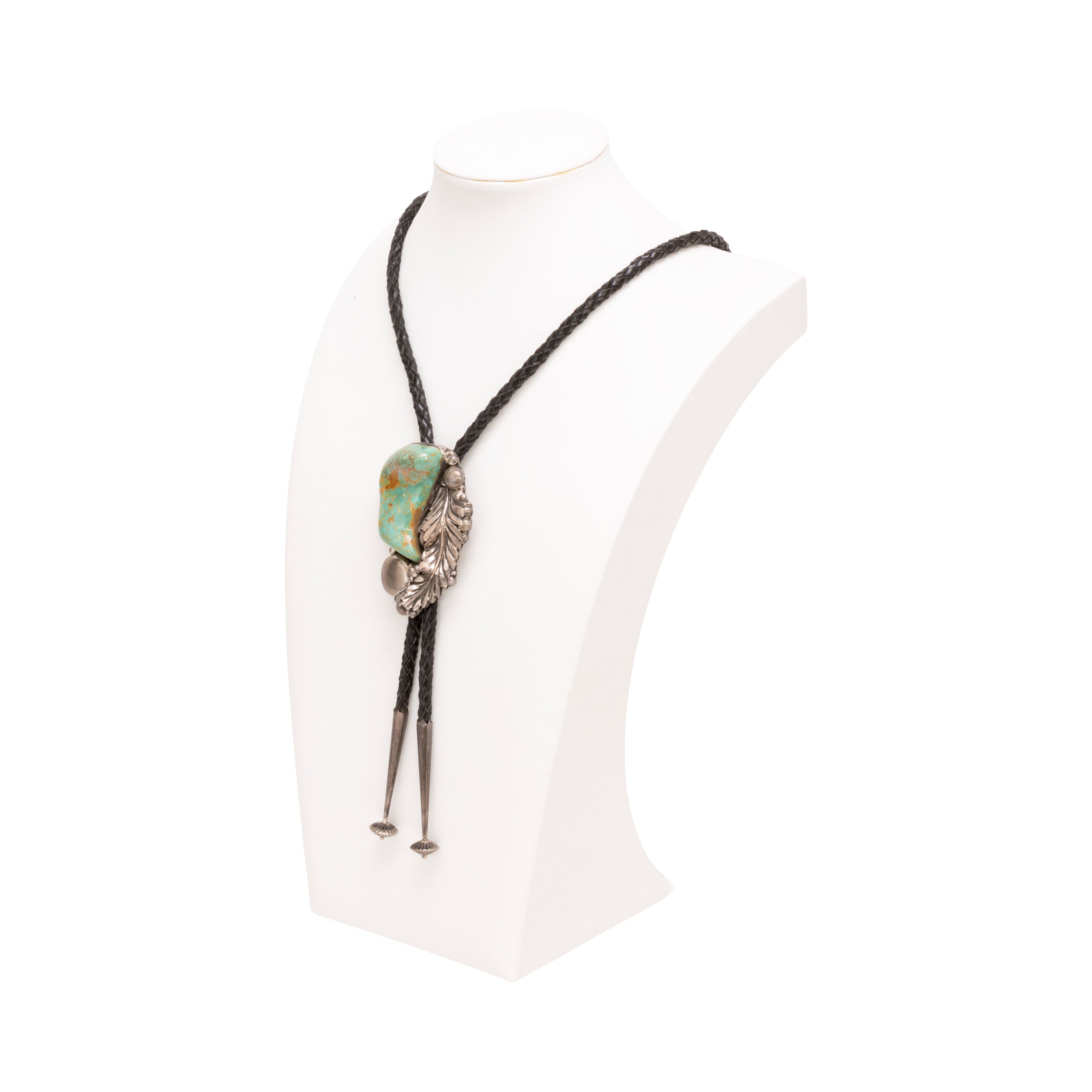 Navajo Green Turquoise Bolo