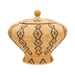 Yokuts Lidded Pedestal Basket, Native, Basketry, Vertical
