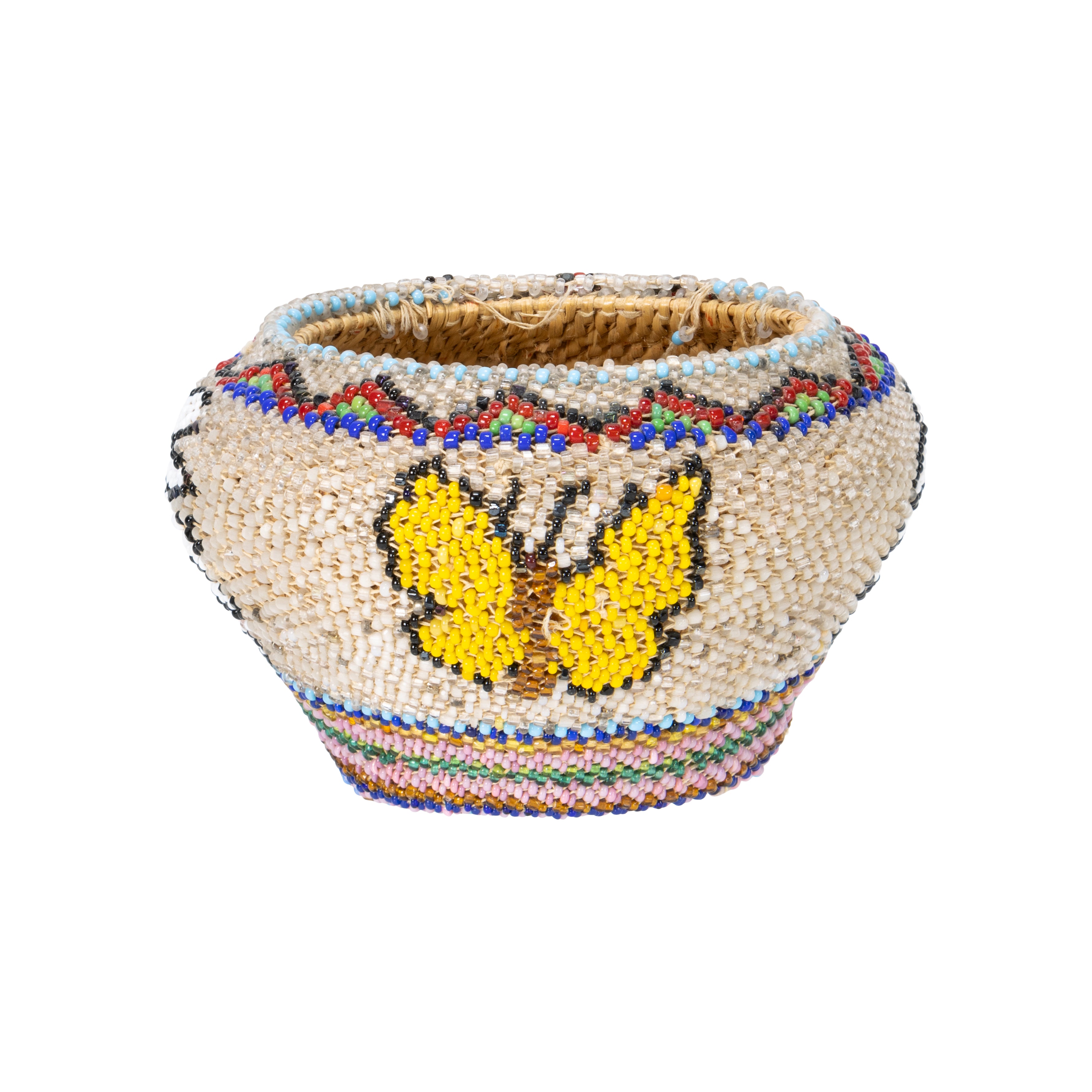 Beaded Washoe Basket