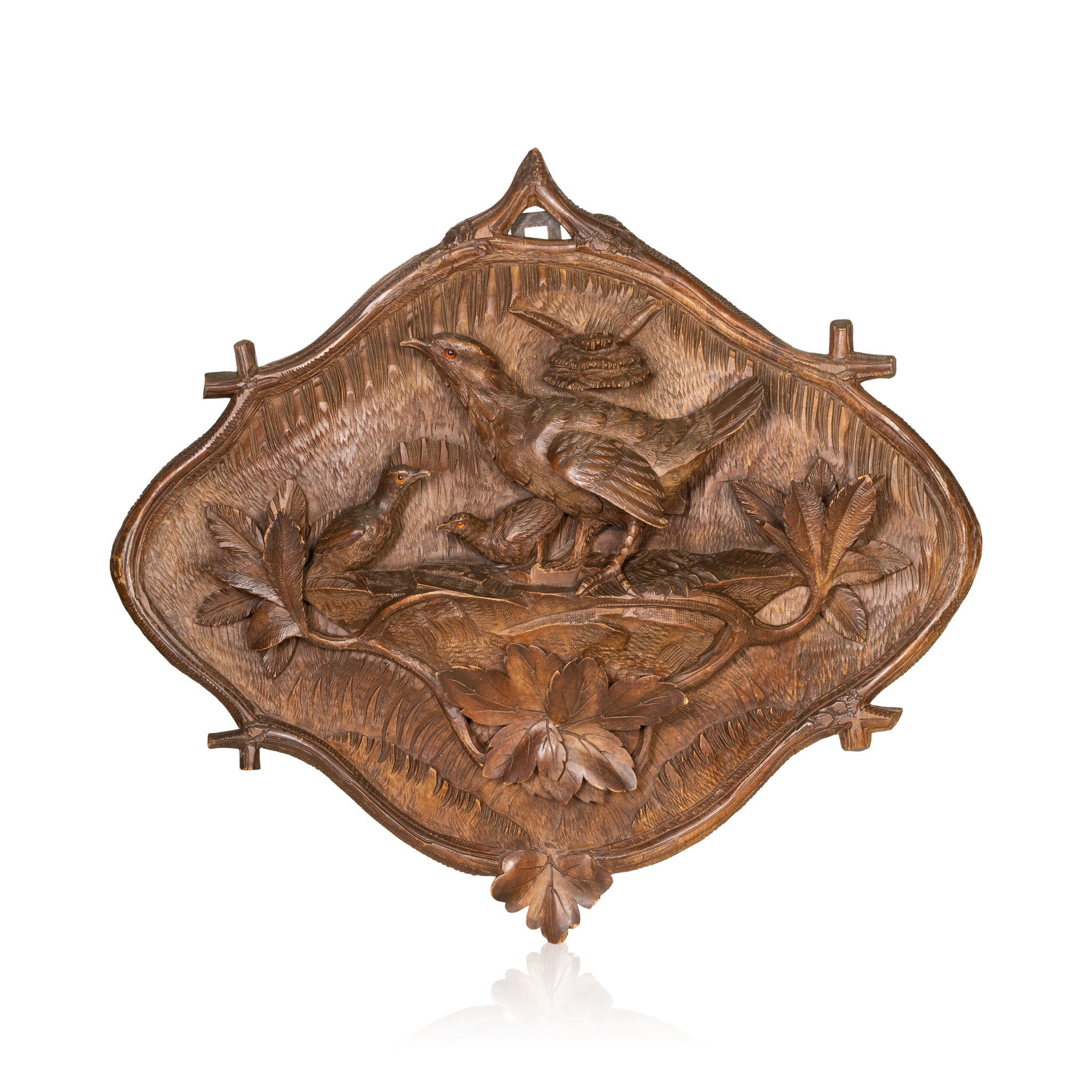 Black Forest Bird Plaque, Furnishings, Black Forest, Plaque