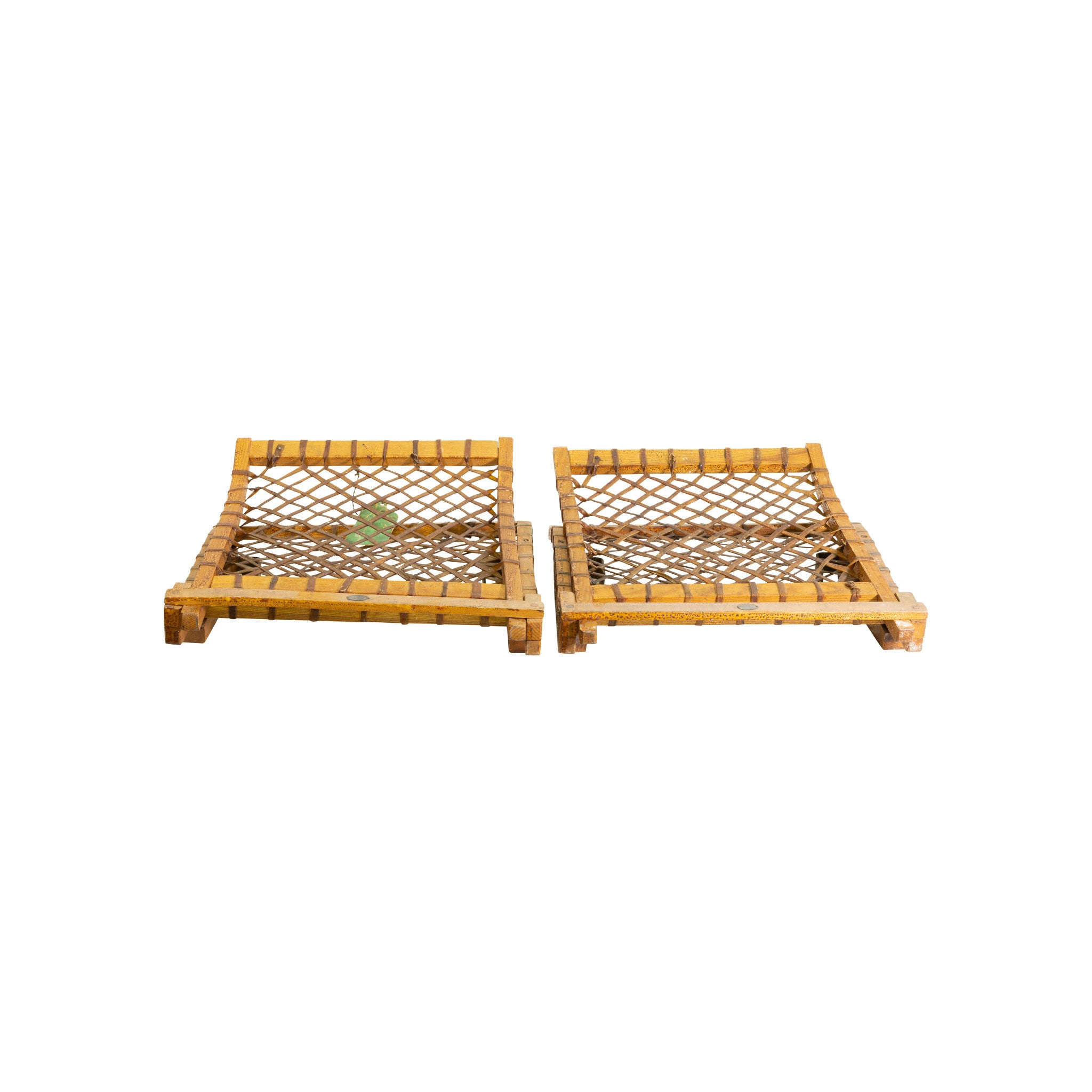 Pair W.S. Tubbs Canoe Chairs